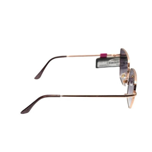 Foster Grant Womens Sunglasses Rose Gold Frame Square Cateye Gradient - Picture 8 of 11